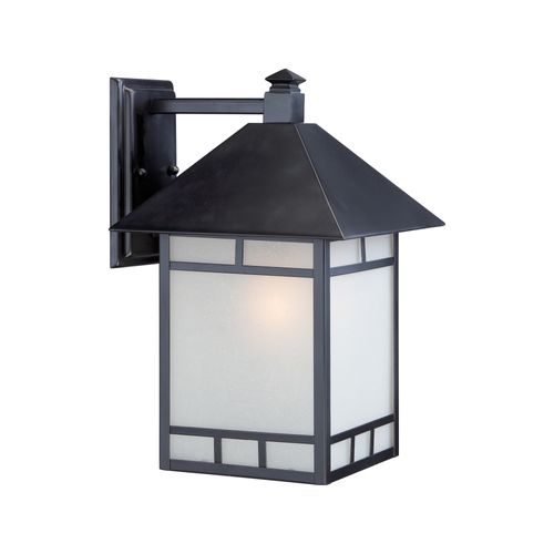 Main product image of Drexel 1 light 10" Outdoor Wall Fixture w/ Frosted Seed Glass