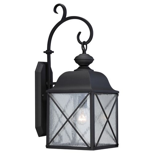 Main product image of Wingate 1 light 8" Outdoor Wall Fixture w/ Clear Seed Glass