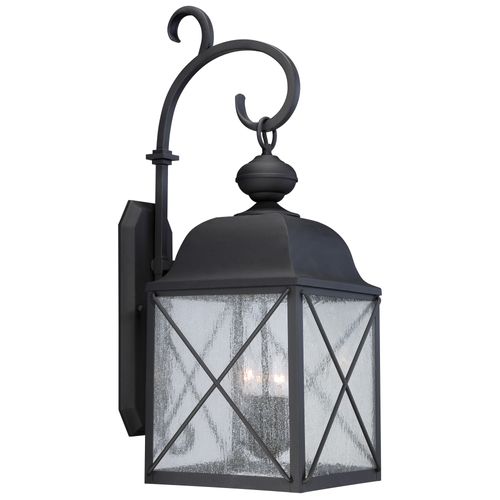 Main product image of Wingate 3 light 30" Outdoor Wall Fixture w/ Clear Seed Glass