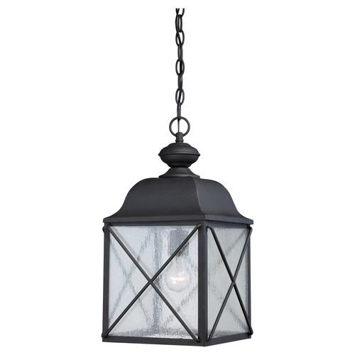 Main product image of Wingate 1 light Outdoor Hanging Fixture w/ Clear Seed Glass