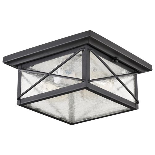 Main product image of Wingate 2 light Outdoor Flush Fixture w/ Clear Seed Glass