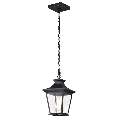 Main product image of Jasper Collection Outdoor 12 inch Hanging Light Matte Black Finish w/ Clear Glass