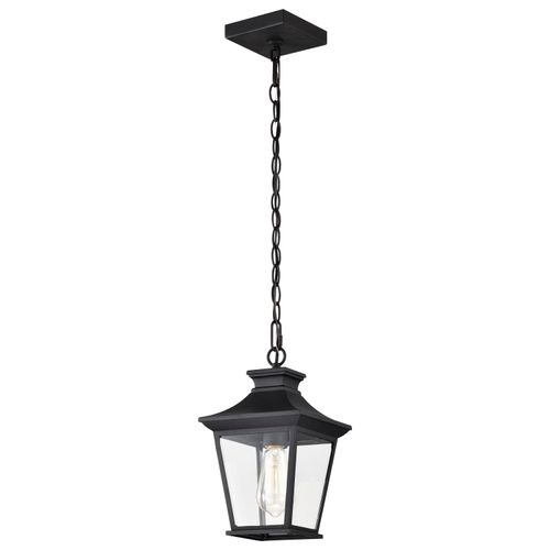 Main product image of Jasper Collection Outdoor 12 inch Hanging Light Matte Black Finish w/ Clear Glass