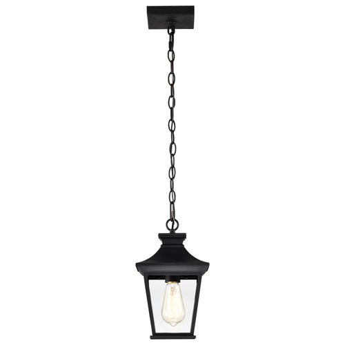 Main product image of Jasper Collection Outdoor 12 inch Hanging Light Matte Black Finish w/ Clear Glass