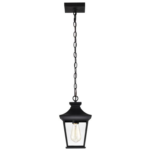 Main product image of Jasper Collection Outdoor 12 inch Hanging Light Matte Black Finish w/ Clear Glass