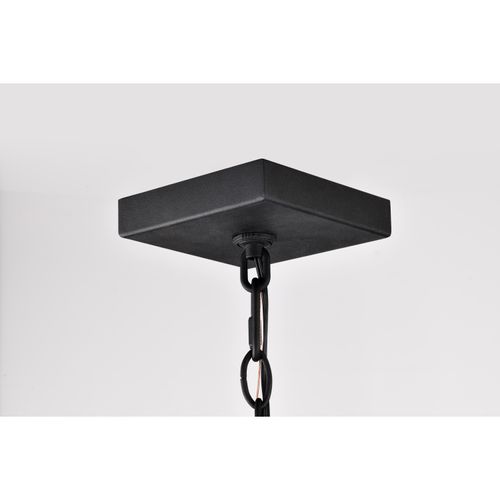 Main product image of Jasper Collection Outdoor 12 inch Hanging Light Matte Black Finish w/ Clear Glass