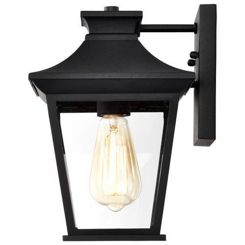 Main product image of Jasper Collection Outdoor 11 inch Wall Light Matte Black Finish w/ Clear Glass
