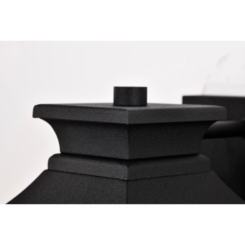 Main product image of Jasper Collection Outdoor 11 inch Wall Light Matte Black Finish w/ Clear Glass