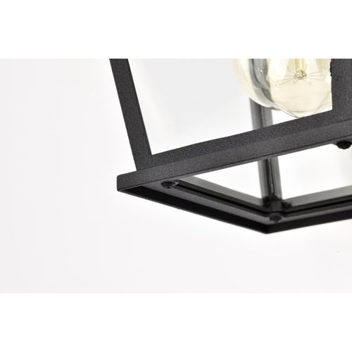 Main product image of Jasper Collection Outdoor 11 inch Wall Light Matte Black Finish w/ Clear Glass