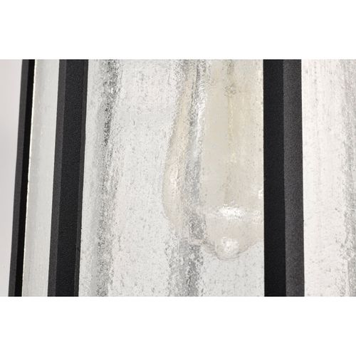 Main product image of Raiden Collection Outdoor 14.5 inch Hanging Light Matte Black Finish w/ Clear Seedy Glass
