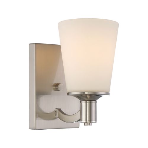 Main product image of Laguna 1 Light Vanity w/ White Glass