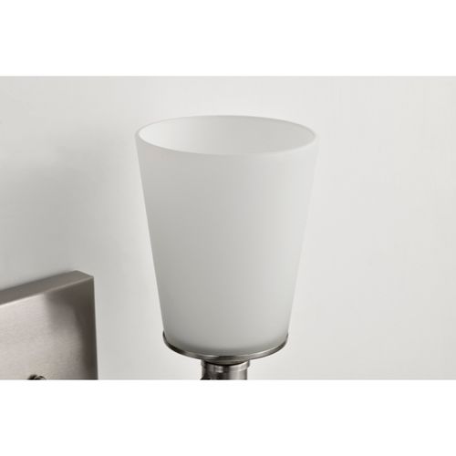 Main product image of Laguna 2 Light Vanity w/ White Glass