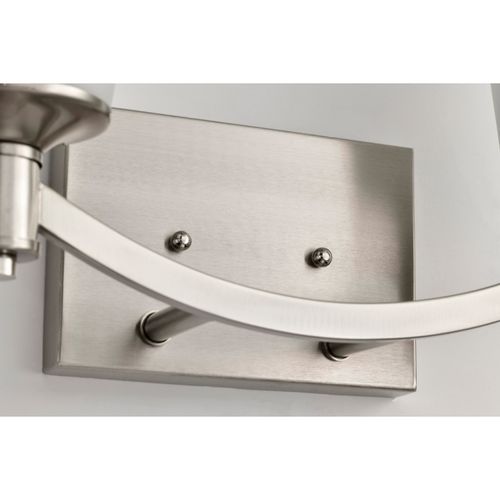 Main product image of Laguna 2 Light Vanity w/ White Glass