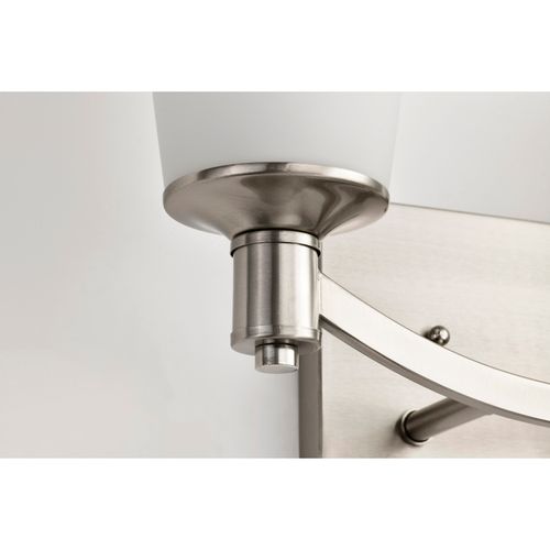 Main product image of Laguna 2 Light Vanity w/ White Glass