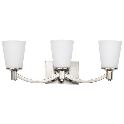 Main product image of Laguna 3 Light Vanity w/ White Glass