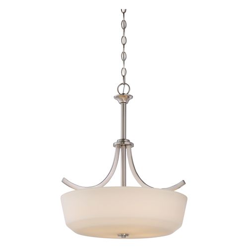Main product image of Laguna 4 Light Pendant w/ White Glass