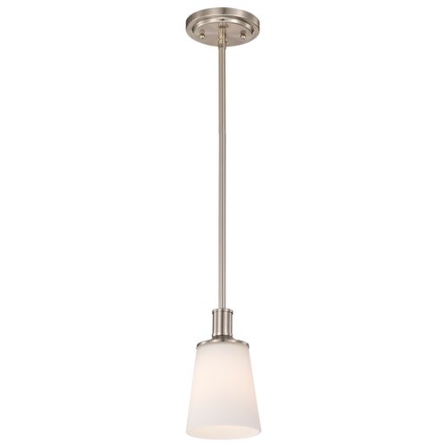 Main product image of Laguna 1 Light Mini Pendant w/ White Glass