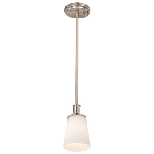 Main product image of Laguna 1 Light Mini Pendant w/ White Glass