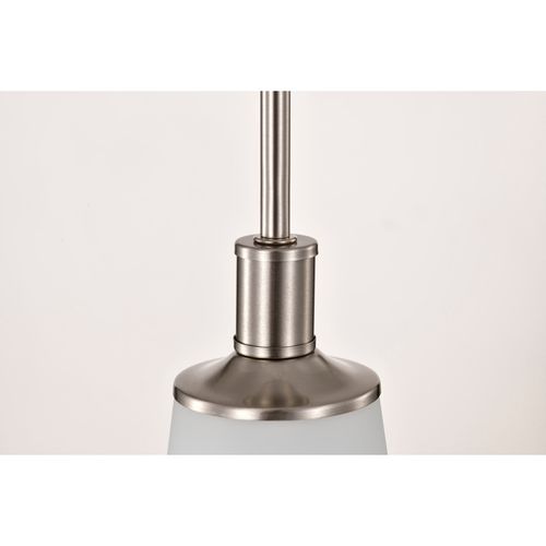 Main product image of Laguna 1 Light Mini Pendant w/ White Glass