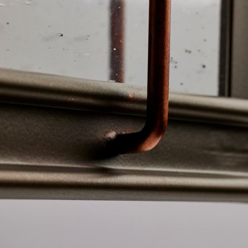 Main product image of Howell 1 Light Small Outdoor Wall Fixture w/ 60W Vintage Lamp Included Bronze w/ Copper Accents Finish