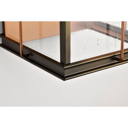 Main product image of Howell 1 Light Large Outdoor Wall Fixture w/ 60W Vintage Lamp Included Bronze w/ Copper Accents Finish