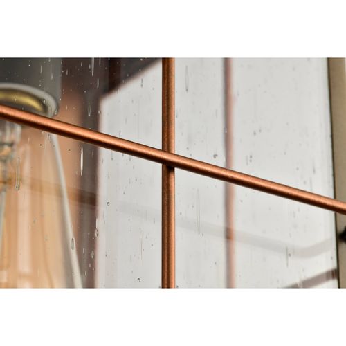Main product image of Howell 1 Light Large Outdoor Wall Fixture w/ 60W Vintage Lamp Included Bronze w/ Copper Accents Finish