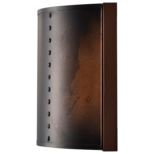 Main product image of Kettle 1 Light Wall Sconce w/ 60W Vintage Lamp Included Weathered Brass Finish