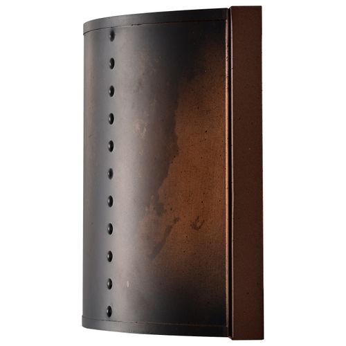 Main product image of Kettle 1 Light Wall Sconce w/ 60W Vintage Lamp Included Weathered Brass Finish