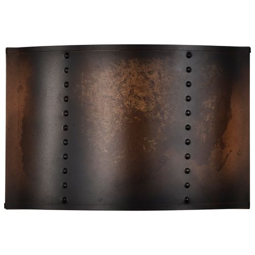 Main product image of Kettle 1 Light Wall Sconce w/ 60W Vintage Lamp Included Weathered Brass Finish