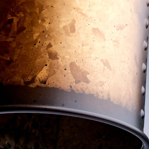 Main product image of Kettle 1 Light Mini Pendant w/ 60W Vintage Lamp Included Weathered Brass Finish