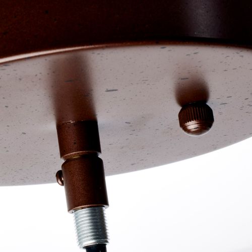 Main product image of Kettle 1 Light Mini Pendant w/ 60W Vintage Lamp Included Weathered Brass Finish