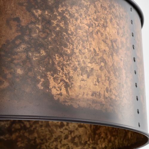 Main product image of Kettle 4 Light Pendant w/ 60W Vintage Lamps Included Weathered Brass Finish