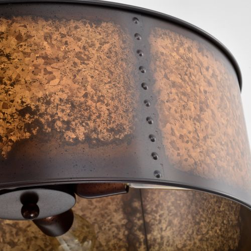 Main product image of Kettle 4 Light Pendant w/ 60W Vintage Lamps Included Weathered Brass Finish