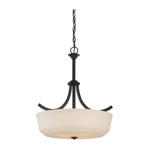 Main product image of Laguna 4 Light Pendant w/ White Glass
