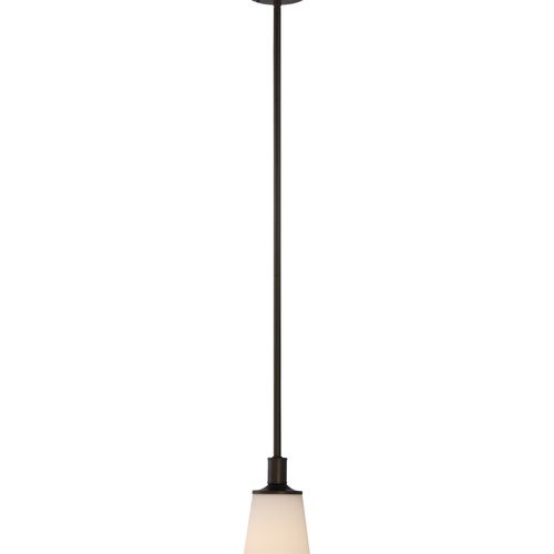 Main product image of Laguna 1 Light Mini Pendant w/ White Glass