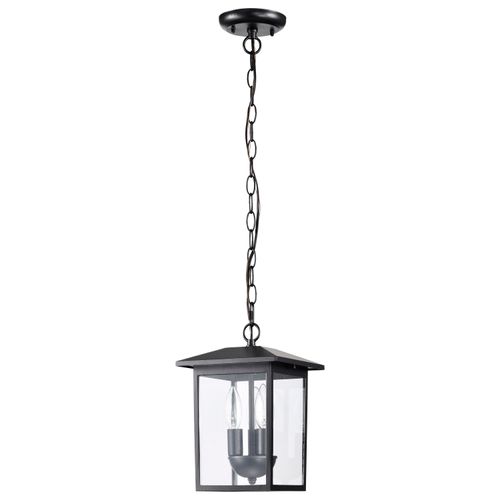Main product image of Jamesport Collection Outdoor 11 inch Hanging Light Matte Black w/ Clear Glass
