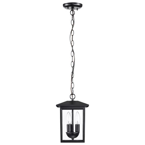 Main product image of Jamesport Collection Outdoor 11 inch Hanging Light Matte Black w/ Clear Glass
