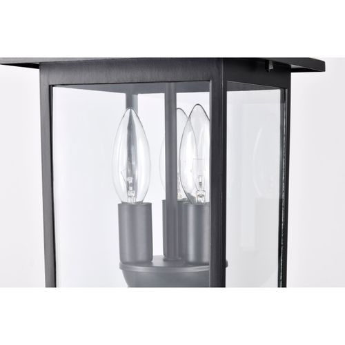 Main product image of Jamesport Collection Outdoor 11 inch Hanging Light Matte Black w/ Clear Glass