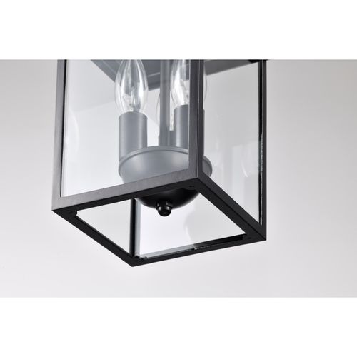 Main product image of Jamesport Collection Outdoor 11 inch Hanging Light Matte Black w/ Clear Glass