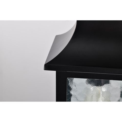 Main product image of Stillwell Collection Outdoor 14 inch Hanging Light Matte Black Finish w/ Clear Water Glass