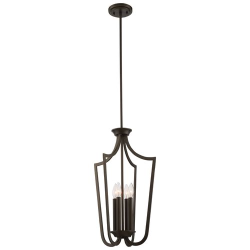 Main product image of Laguna 4 Light Caged Pendant Forest Bronze