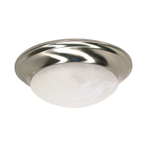 Main product image of 1 Light 12" Flush Mount Twist and Lock w/ Alabaster Glass Color retail packaging (Pack of 2)