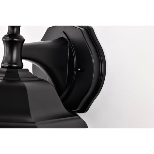 Main product image of Hopkins Outdoor Collection 13 inch Large Wall Light Matte Black Finish w/ Clear Glass