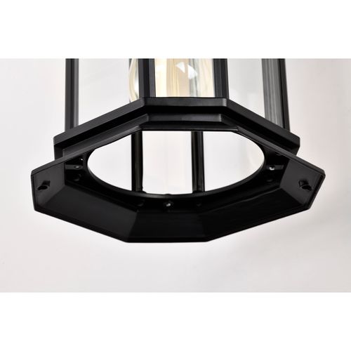 Main product image of Hopkins Outdoor Collection 13 inch Large Wall Light Matte Black Finish w/ Clear Glass
