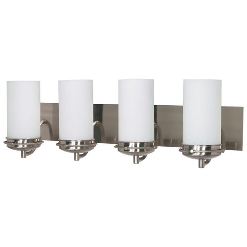 Main product image of Polaris 4 Light 30" Vanity w/ Satin Frosted Glass Shades