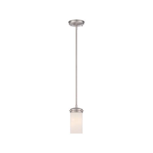 Main product image of Polaris 1 Light Mini Pendant- w/ White Opal Glass