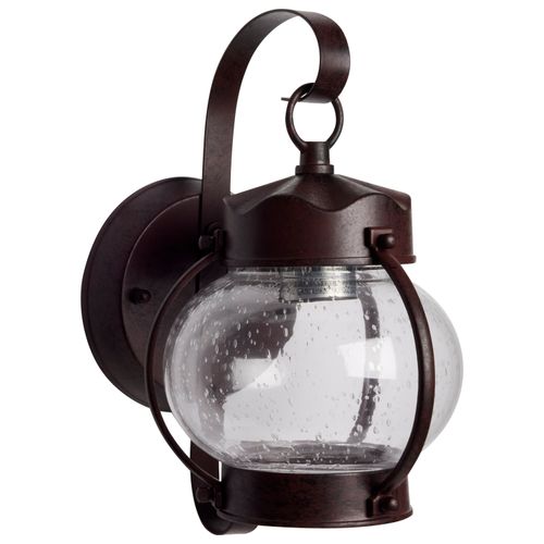 Main product image of 1 Light 11" Wall Lantern Onion Lantern w/ Clear Seed Glass