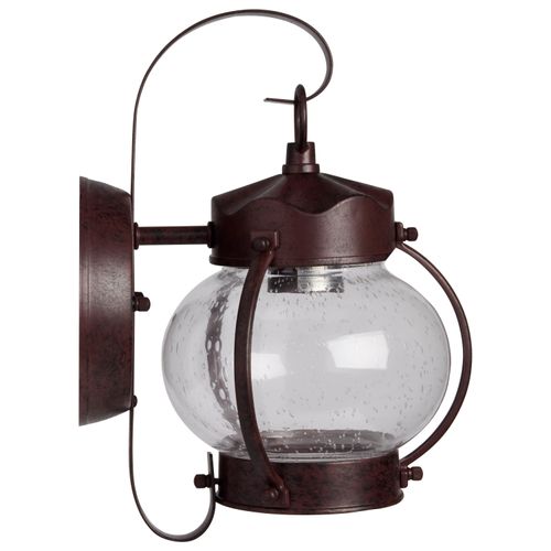Main product image of 1 Light 11" Wall Lantern Onion Lantern w/ Clear Seed Glass