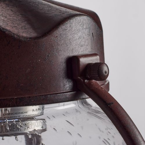 Main product image of 1 Light 11" Wall Lantern Onion Lantern w/ Clear Seed Glass