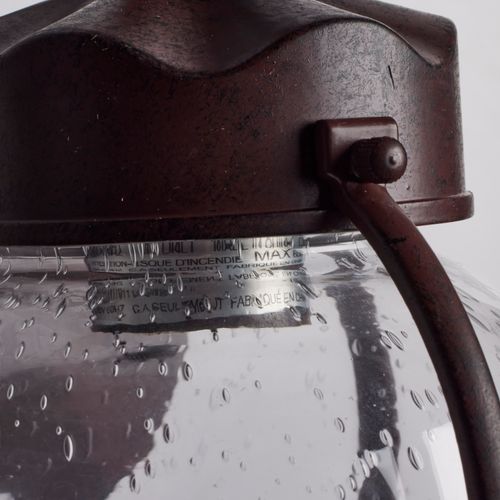 Main product image of 1 Light 11" Wall Lantern Onion Lantern w/ Clear Seed Glass